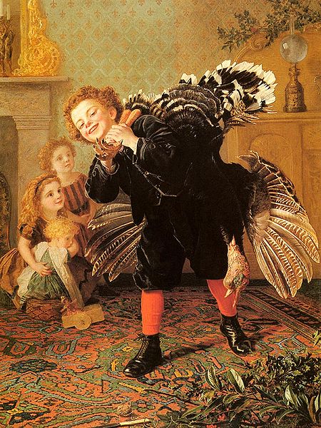 Christmas Time Here's The Gobbler by Sophie Anderson